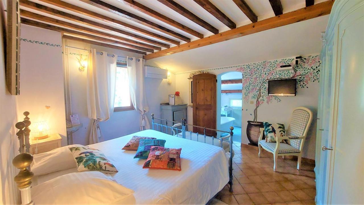 Bed and Breakfast La Bergerie Du Moulin (Adults Only) Taradeau Exterior foto